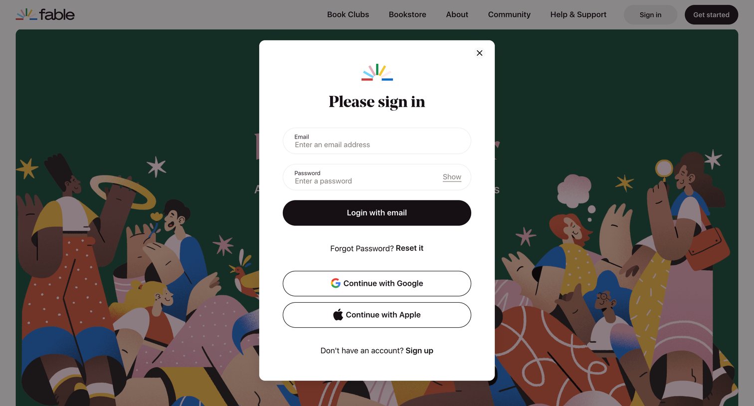 Fable - A Modern Day Book Club App for Social Reading | Fable screen
