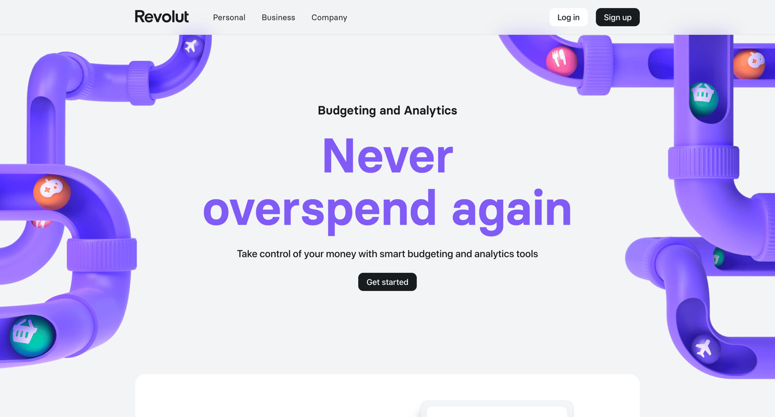 Revolut - Revolut – Budgeting and Analytics screen