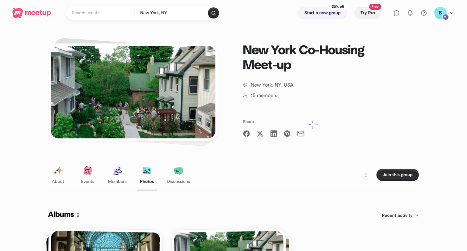 Meetup - New York Co-Housing Meet-up Photos screen