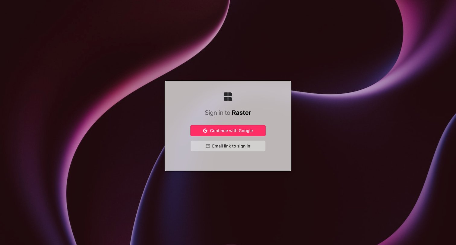 Raster screen