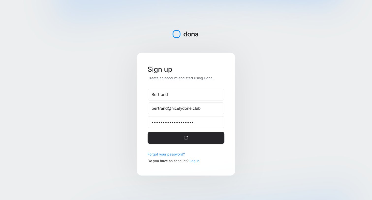 Dona screen