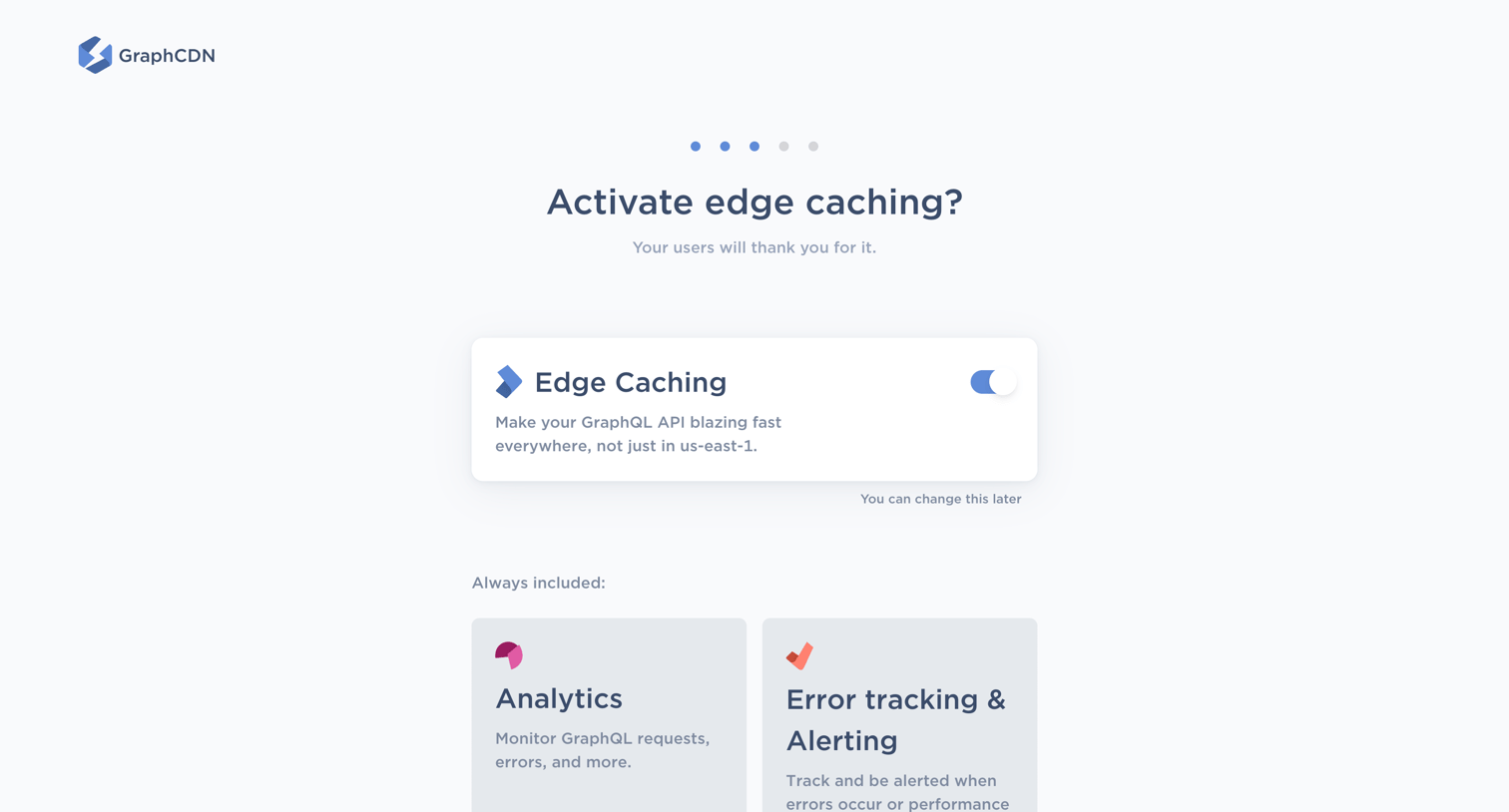 GraphCDN - GraphCDN - The GraphQL CDN screen