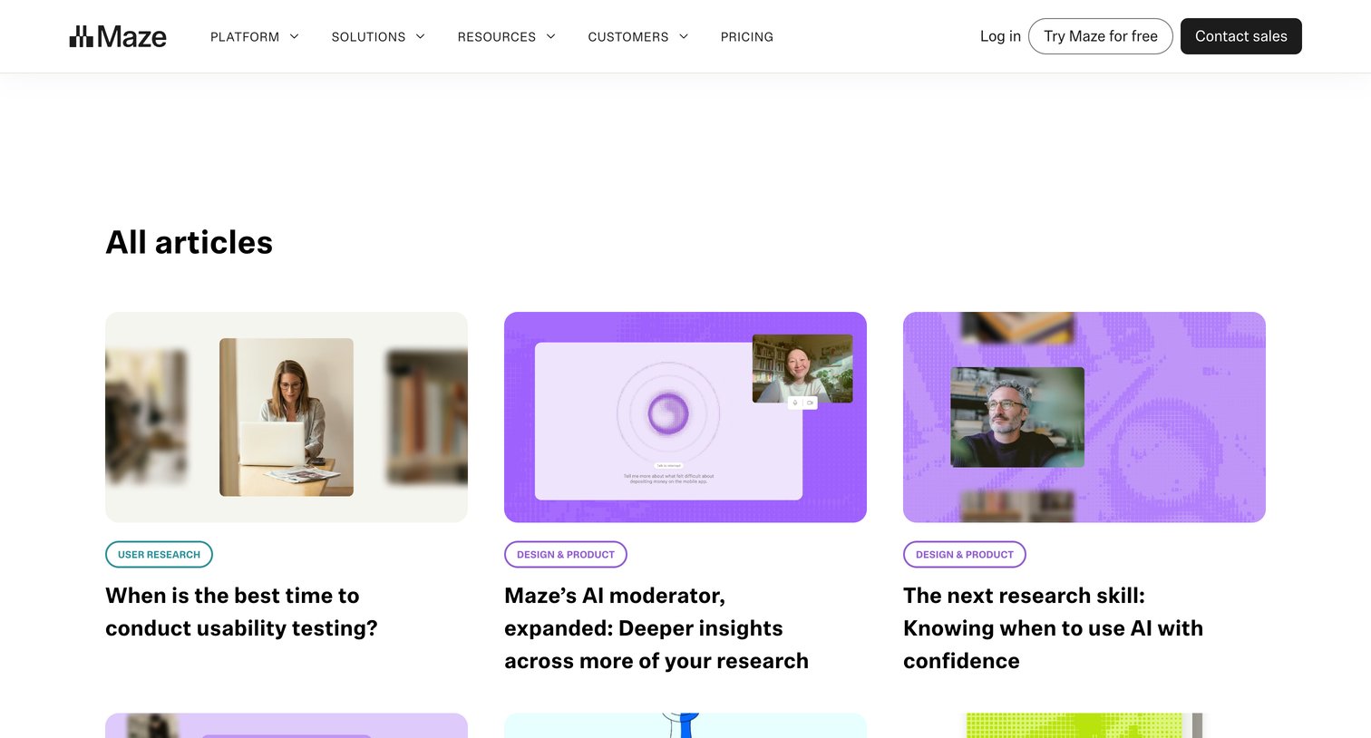 Maze - In the Loop by Maze Company Blog screen