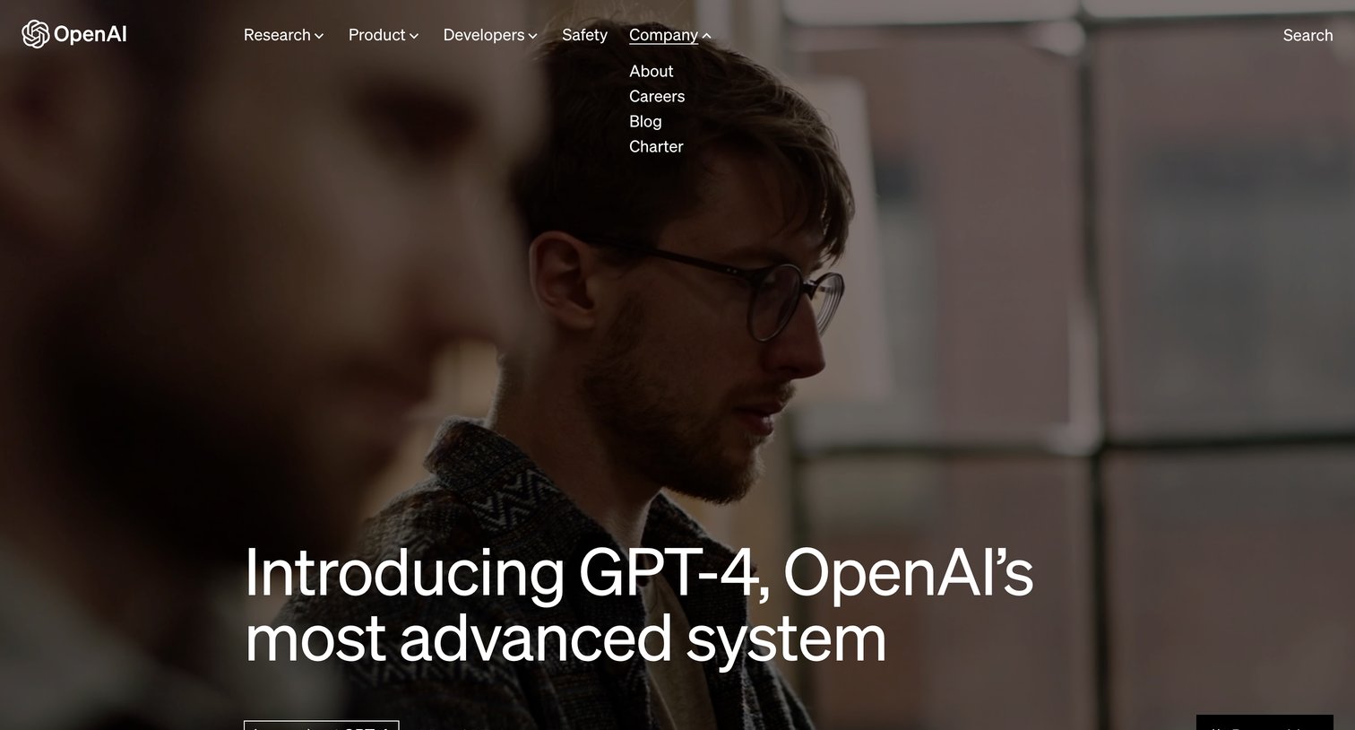 OpenAI screen