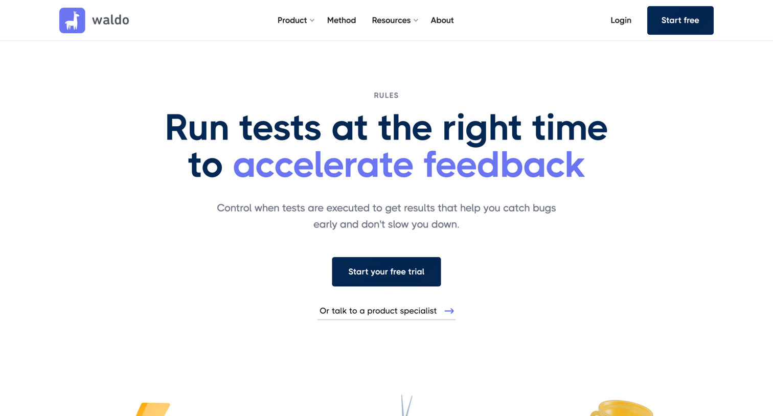 Waldo - Rules | Waldo screen