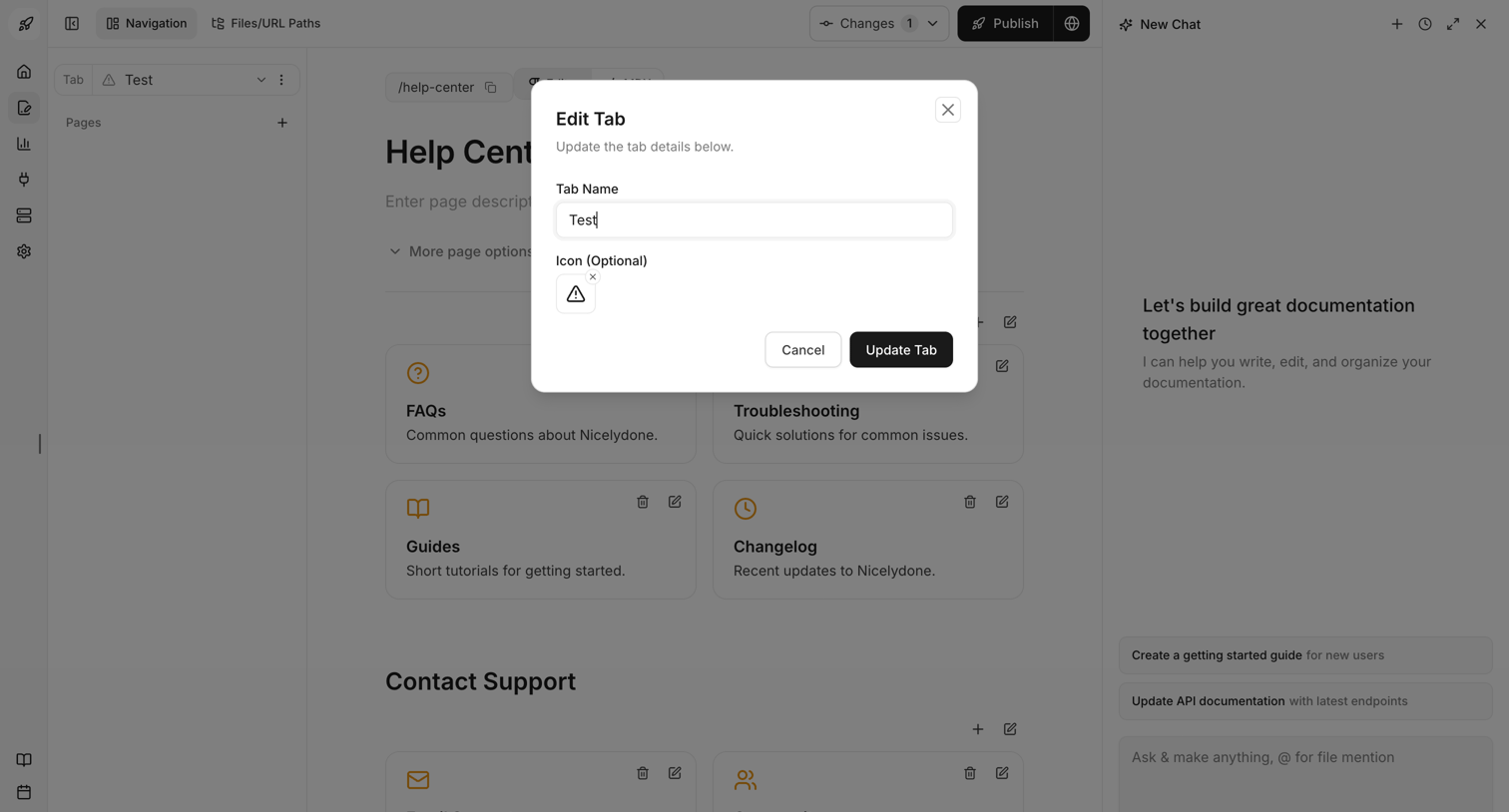 Documentation.AI - Dashboard - Documentation.AI screen