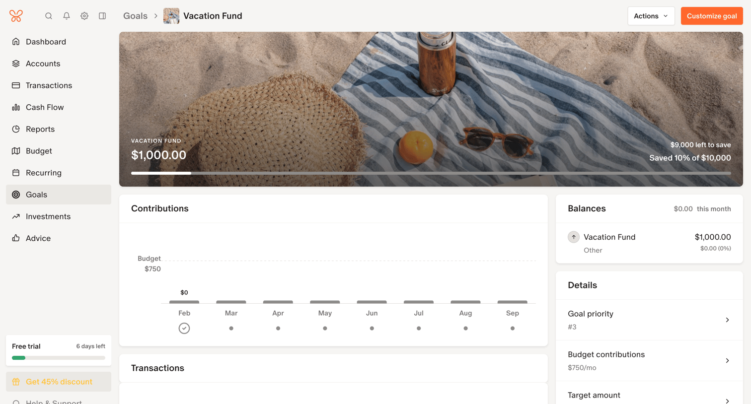 Monarch - Monarch | Vacation Fund screen