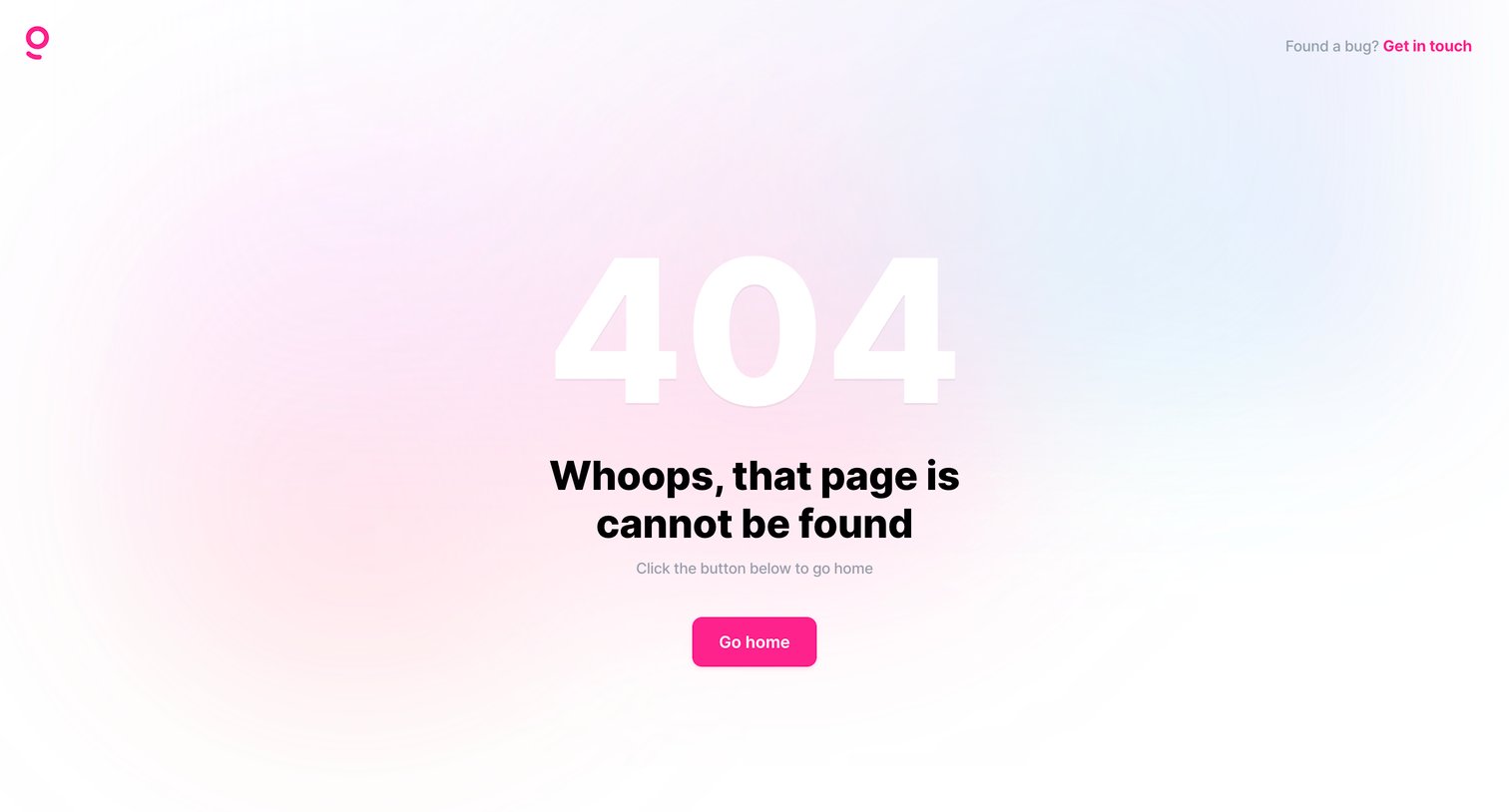 Getlog - Getlog - Error 404 screen
