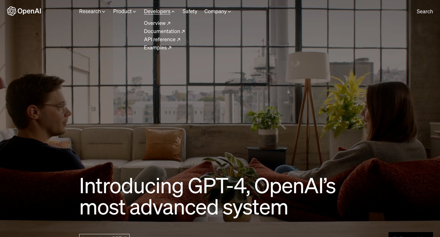 OpenAI screen