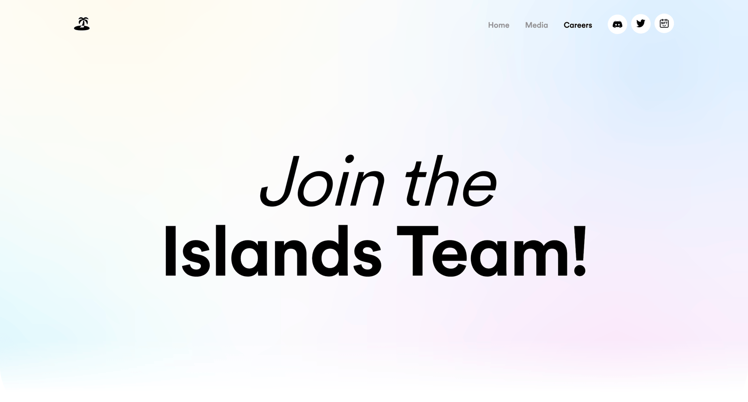 Islands - Careers – Explore Together screen