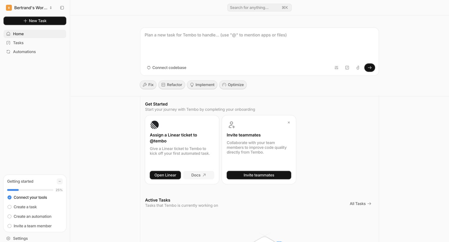 Dashboard — Tembo from Tembo