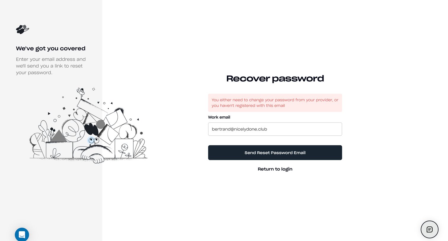 Distrobird - Distrobird.com Reset your Distrobird password screen