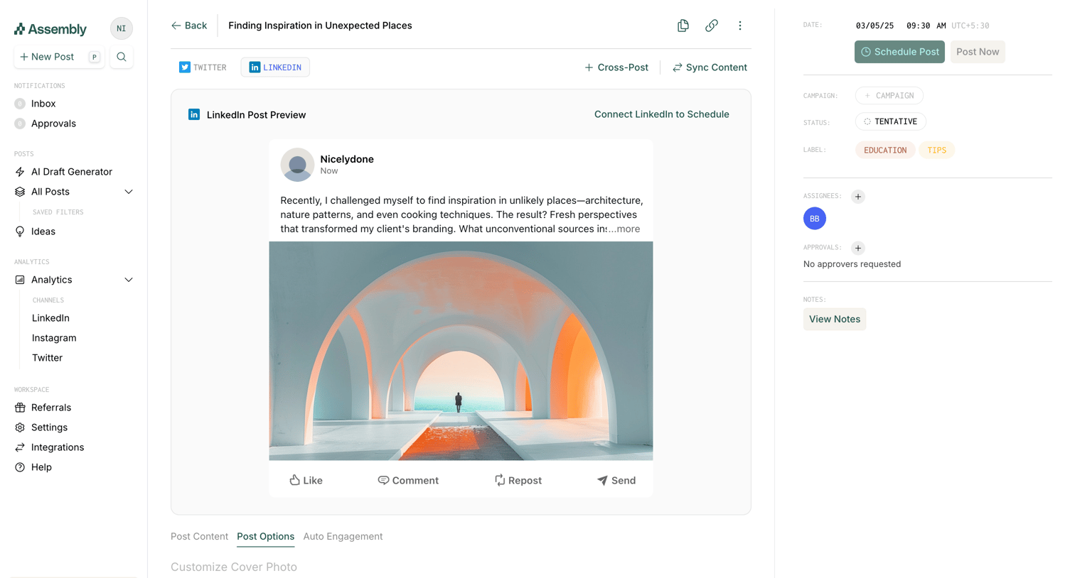 Assembly - Finding Inspiration in Unexpected Places screen