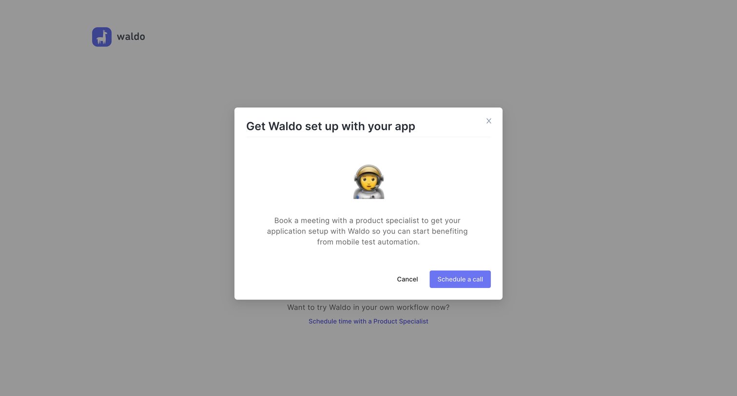 Waldo screen