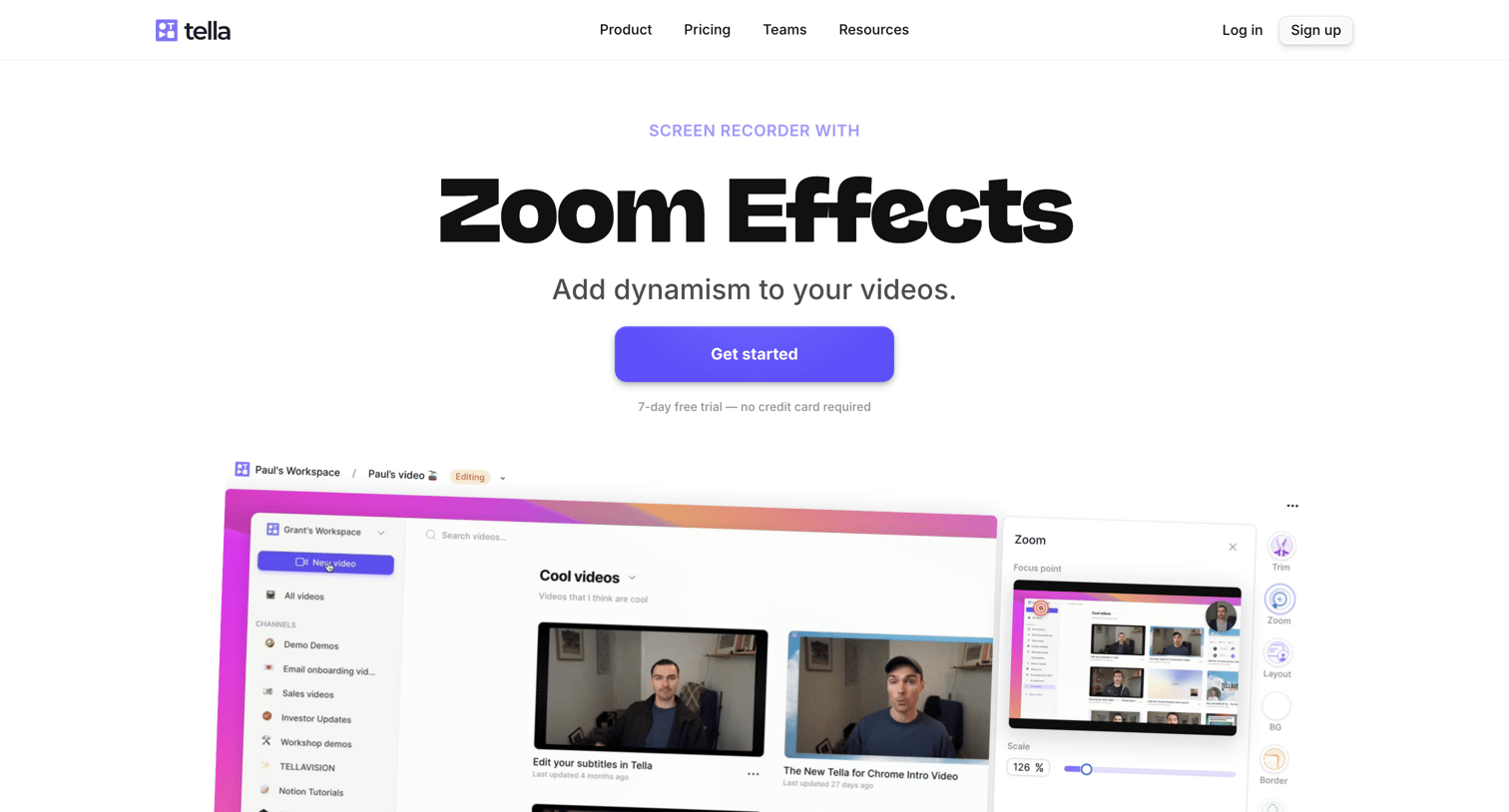 Tella - Screen Recorder with Zoom Effects — Tella screen