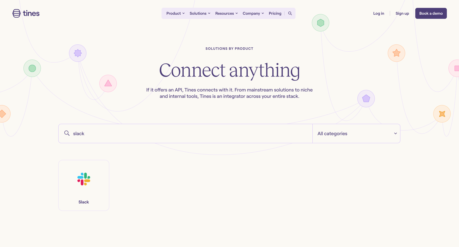 Tines - Solutions by product | Tines screen