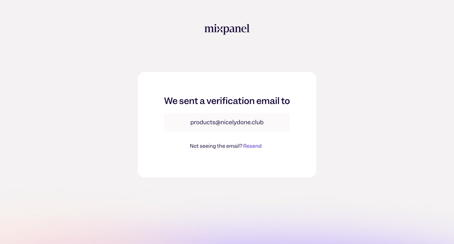 Mixpanel - Sign up - Mixpanel: Product Analytics for Mobile, Web, & More screen