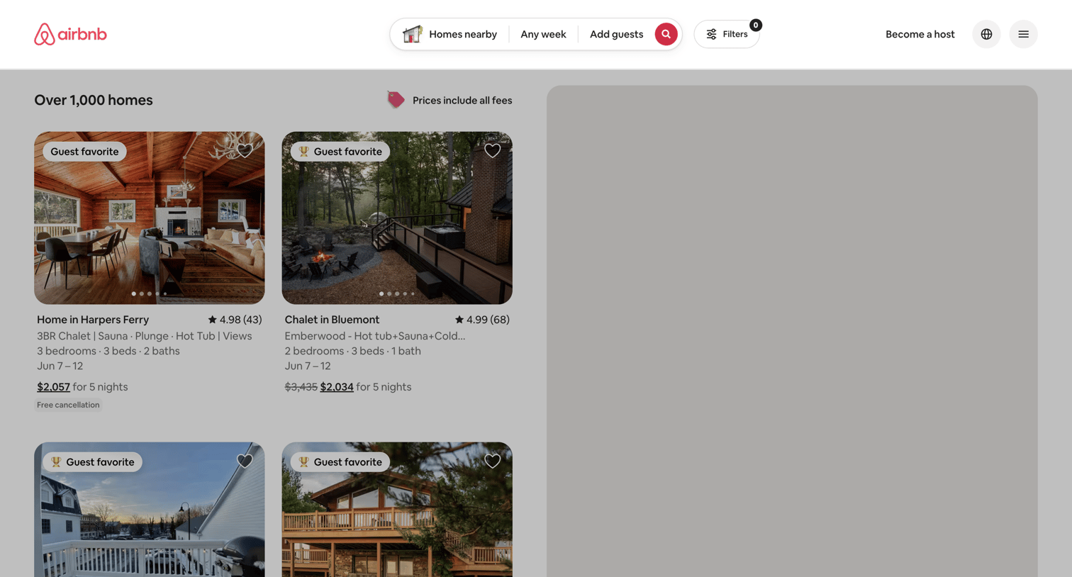 Airbnb - Airbnb | Vacation rentals, cabins, beach houses, & more screen