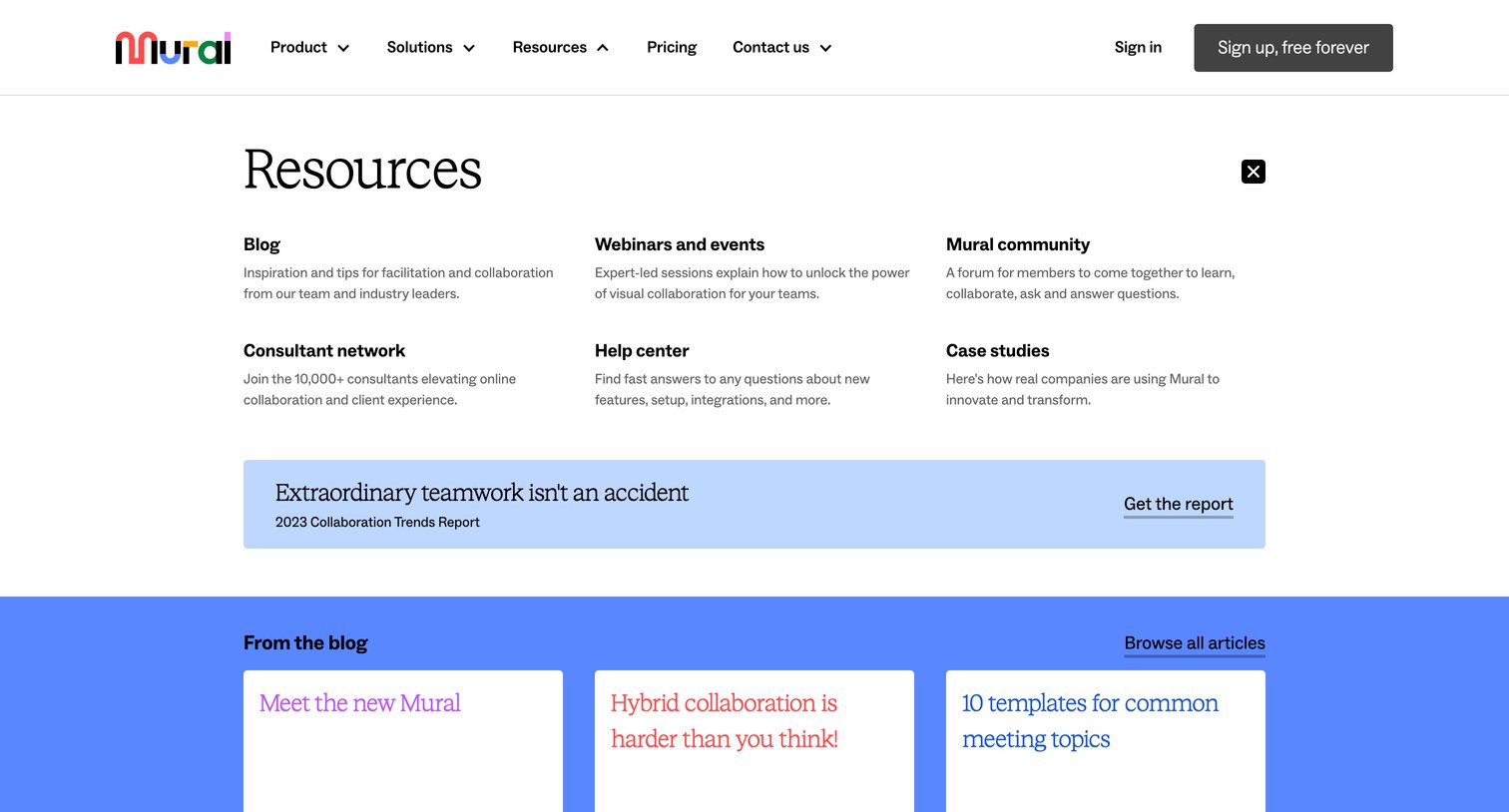 Mural - Mural is a collaborative intelligence company | Mural screen