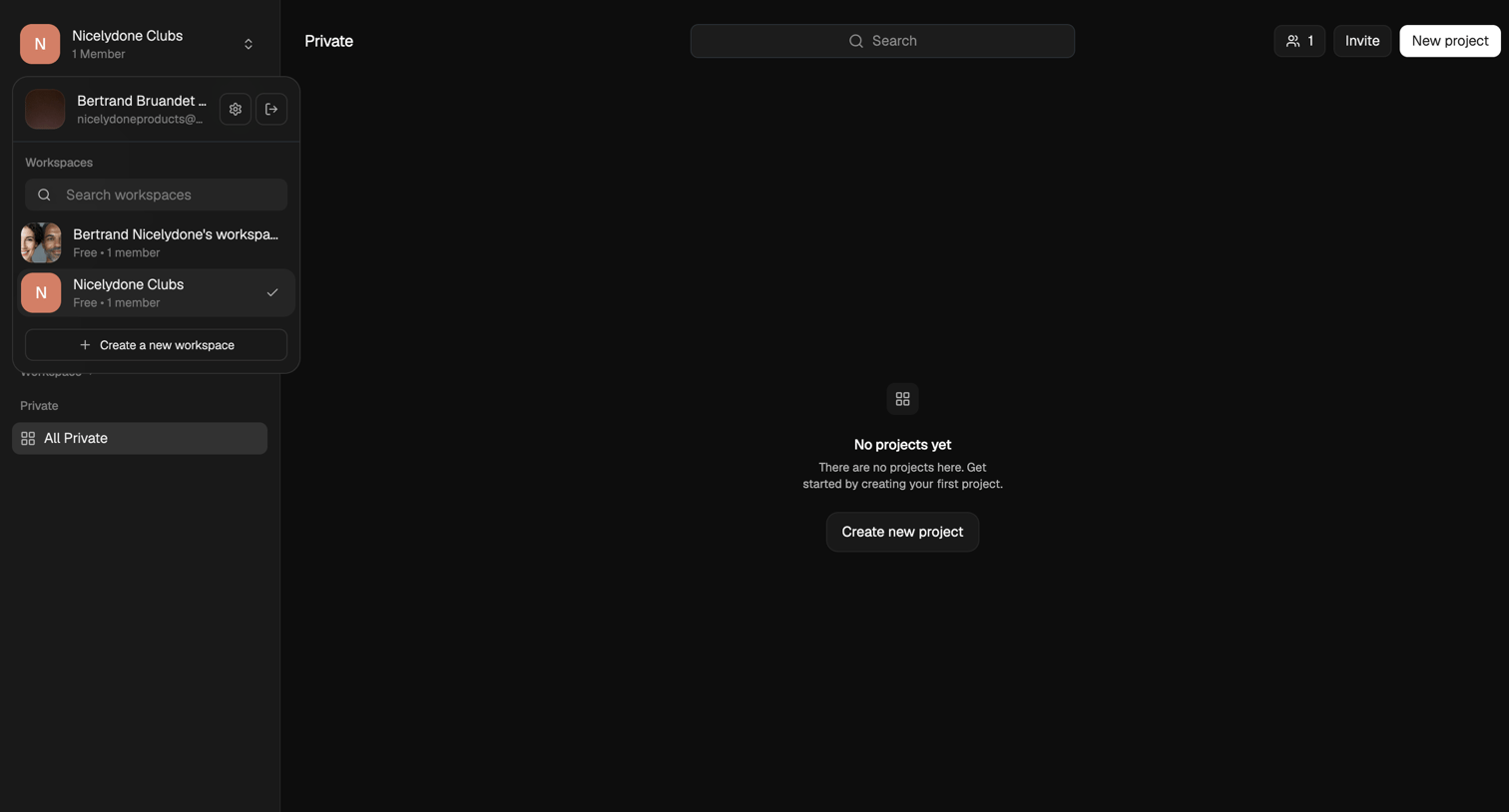 Flora - FLORA - Private Projects screen