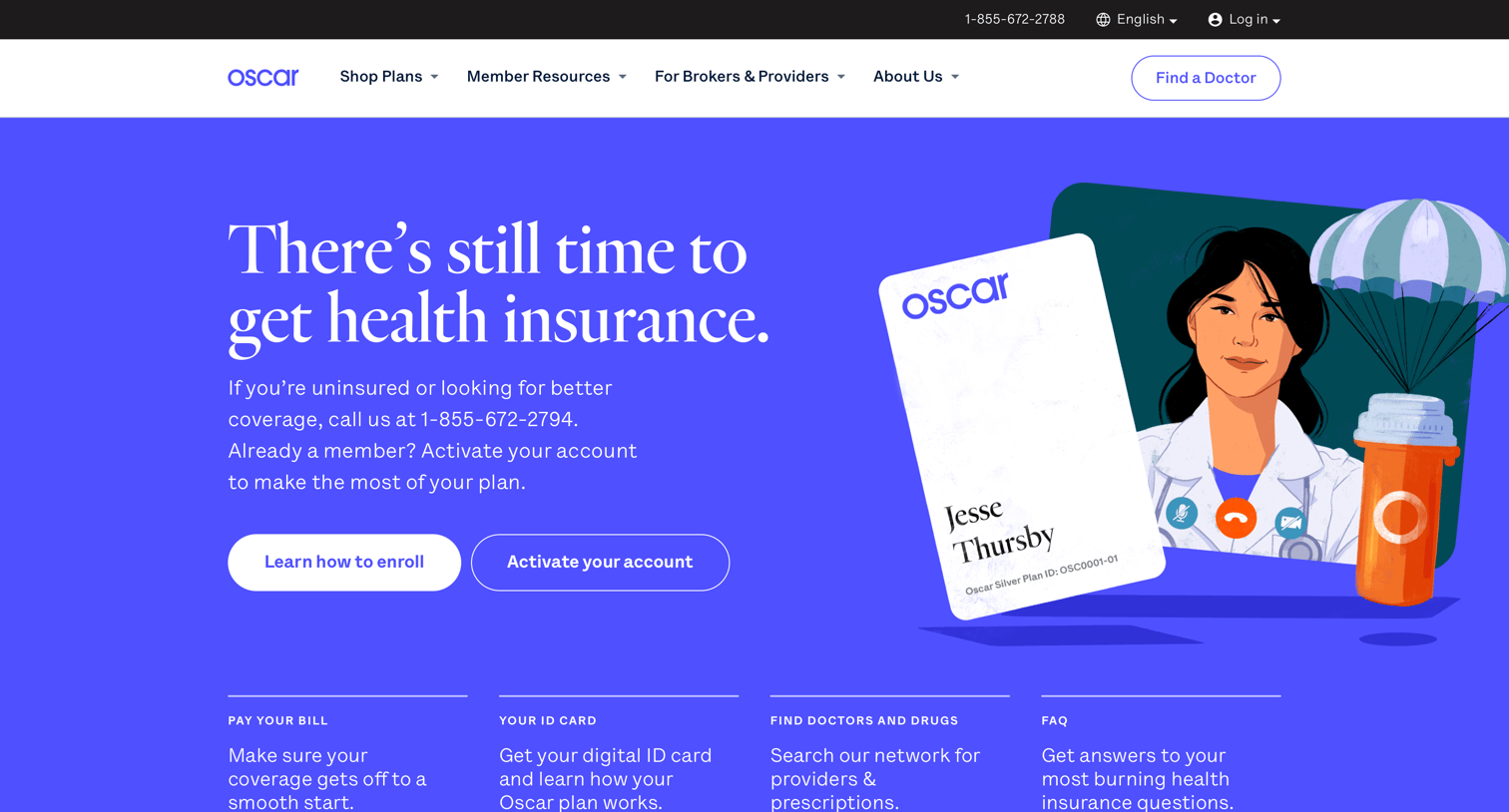 Oscar - Oscar | Health insurance made easy screen