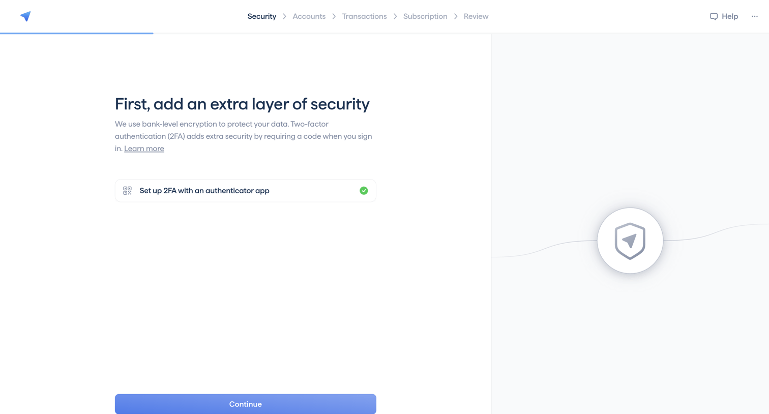 Copilot - Copilot Money | Onboarding screen