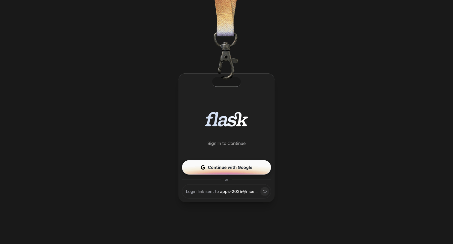 Flask - Login | Flask screen