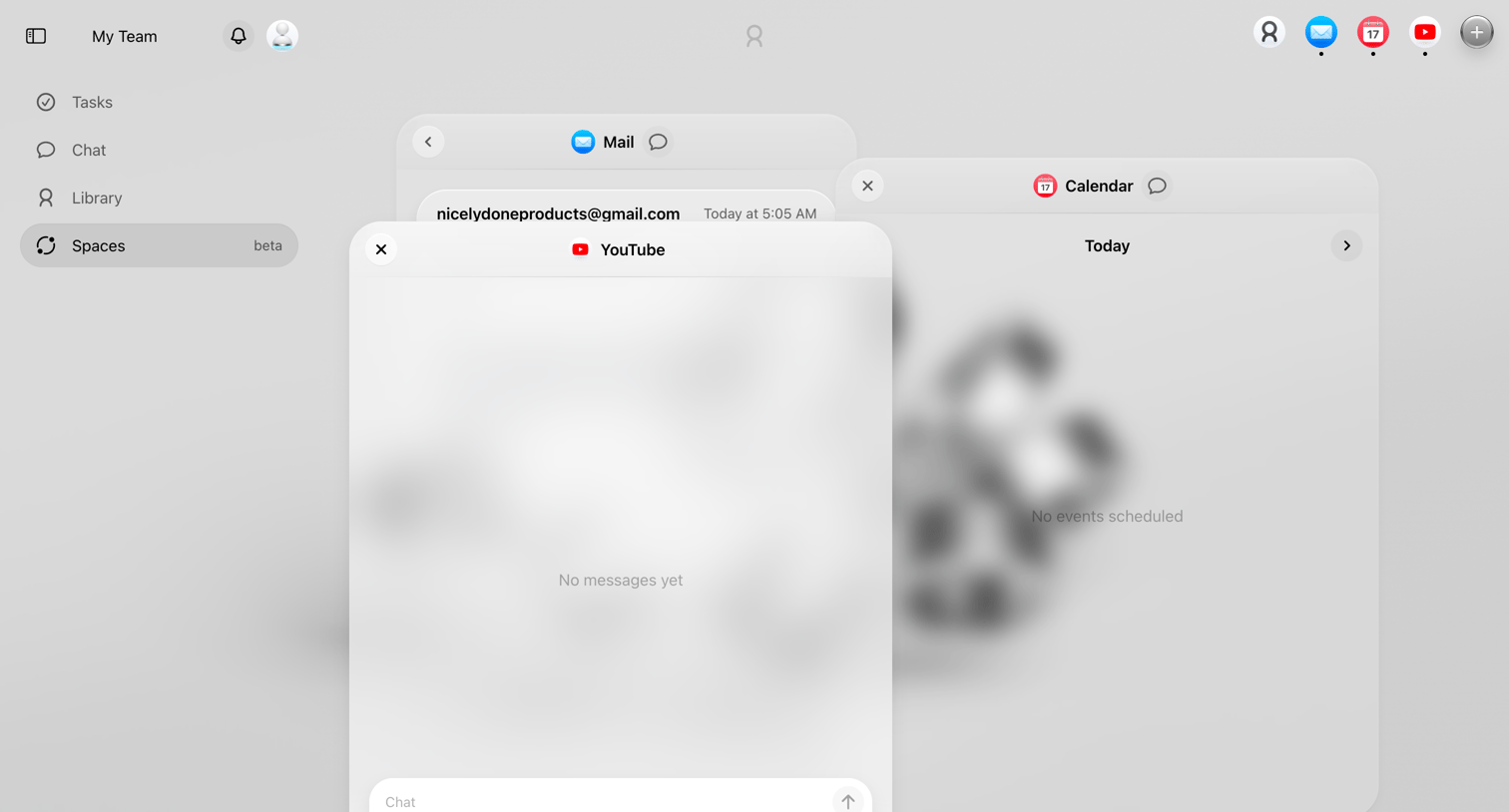 Cobot screen