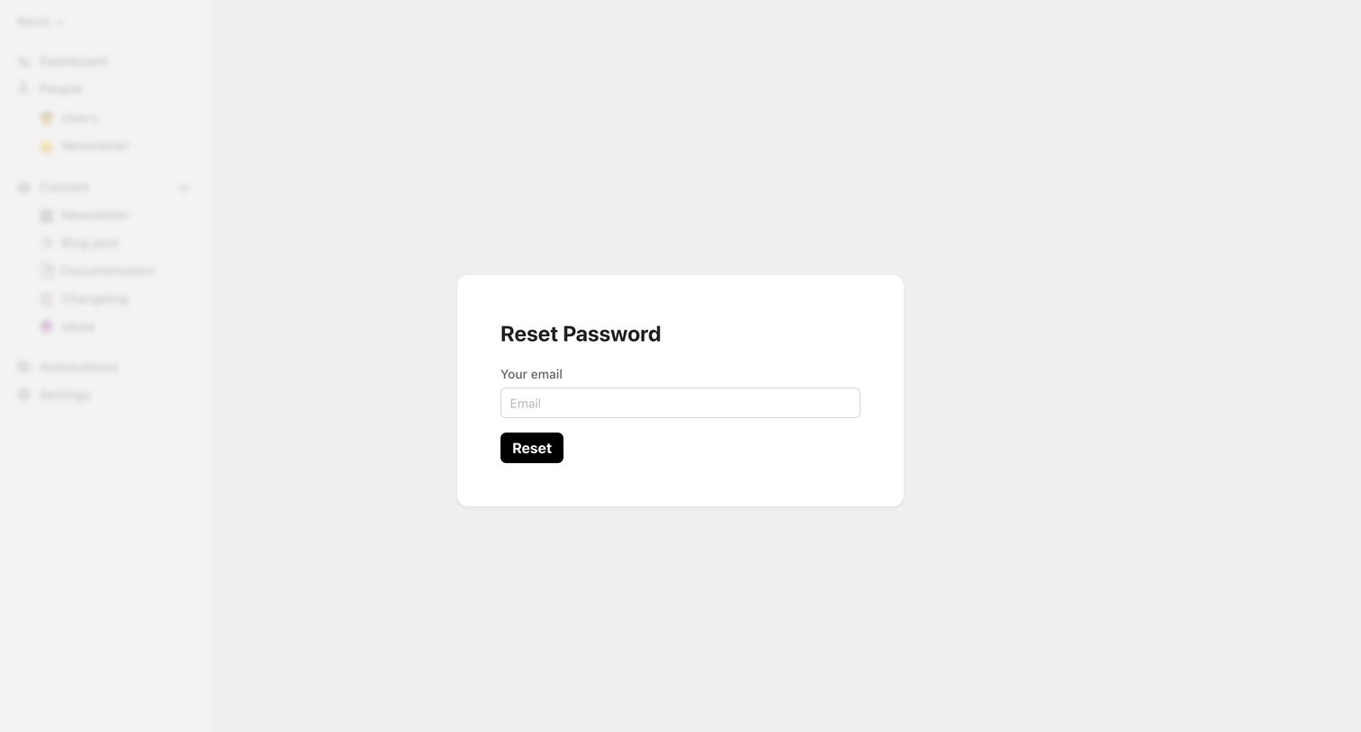 Audienceful screen