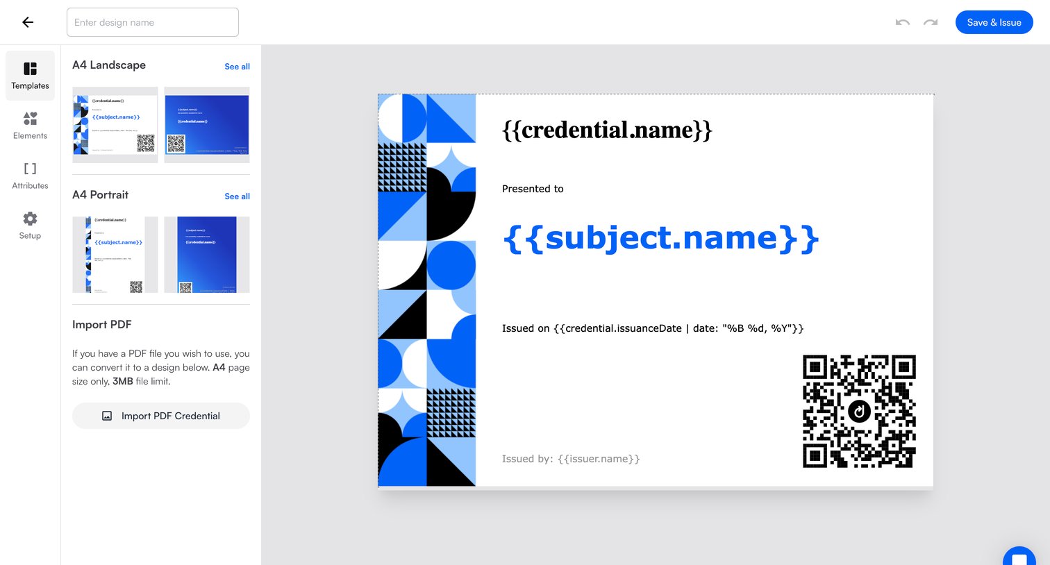Dock - Dock Certs screen