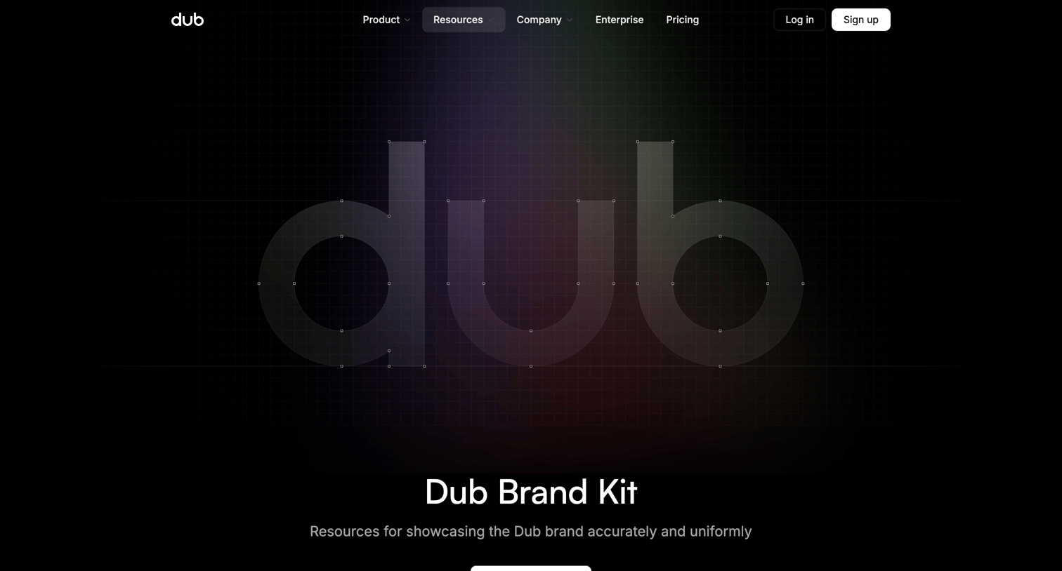 Dub - Brand Kit | Dub.co screen