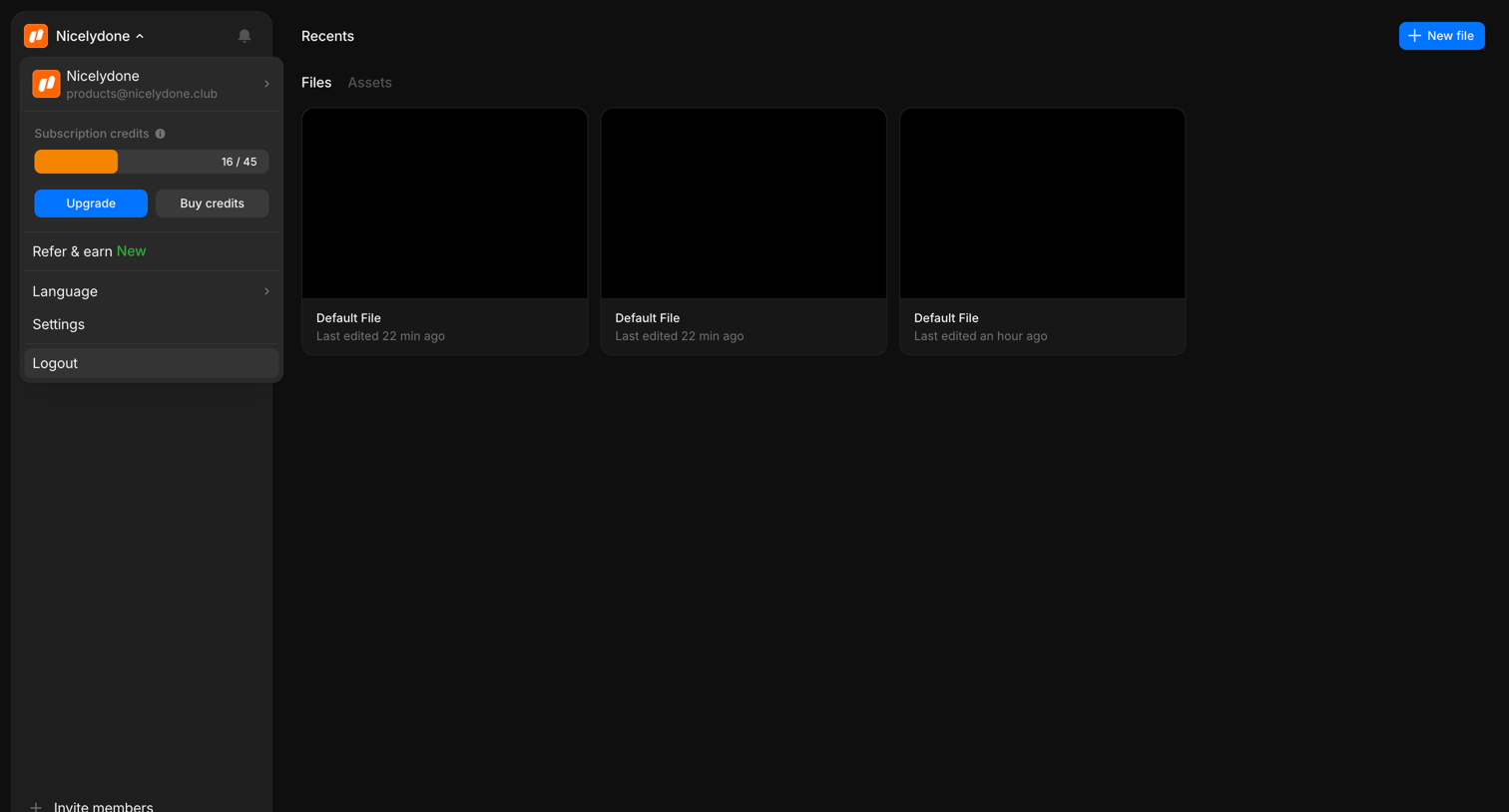 Morphic - Dashboard - Morphic Studio screen