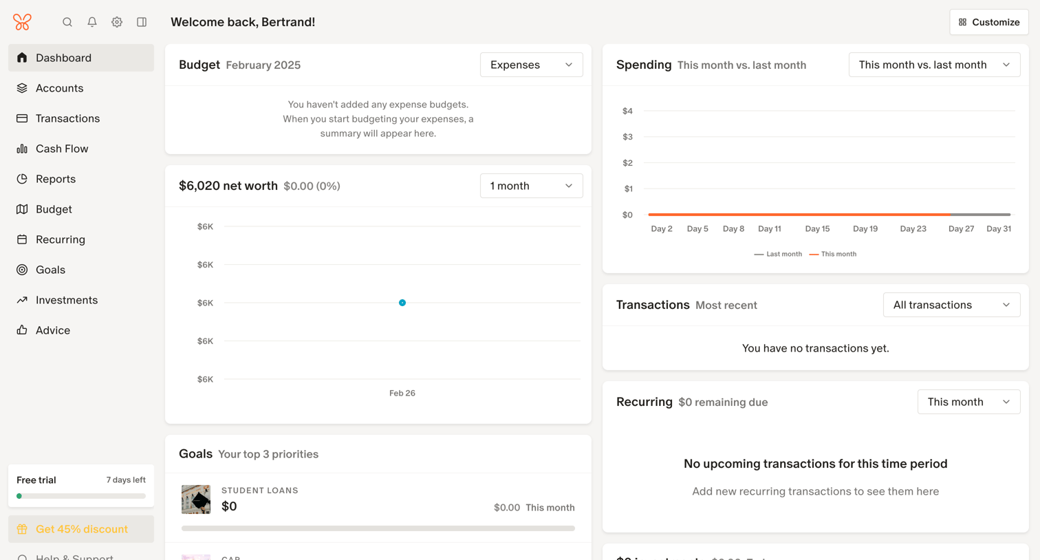 Monarch - Monarch | Dashboard screen