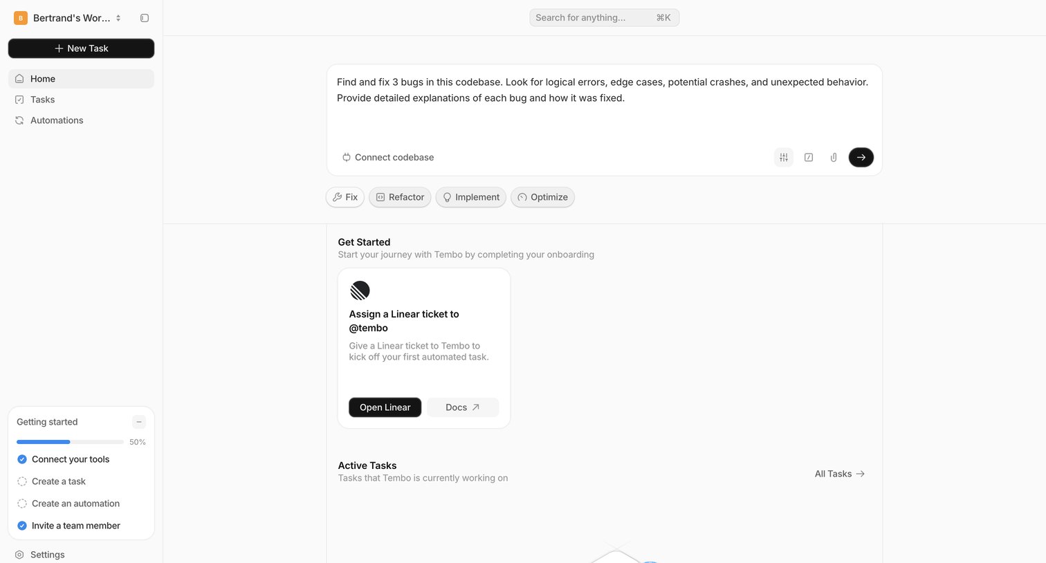 Dashboard — Tembo from Tembo