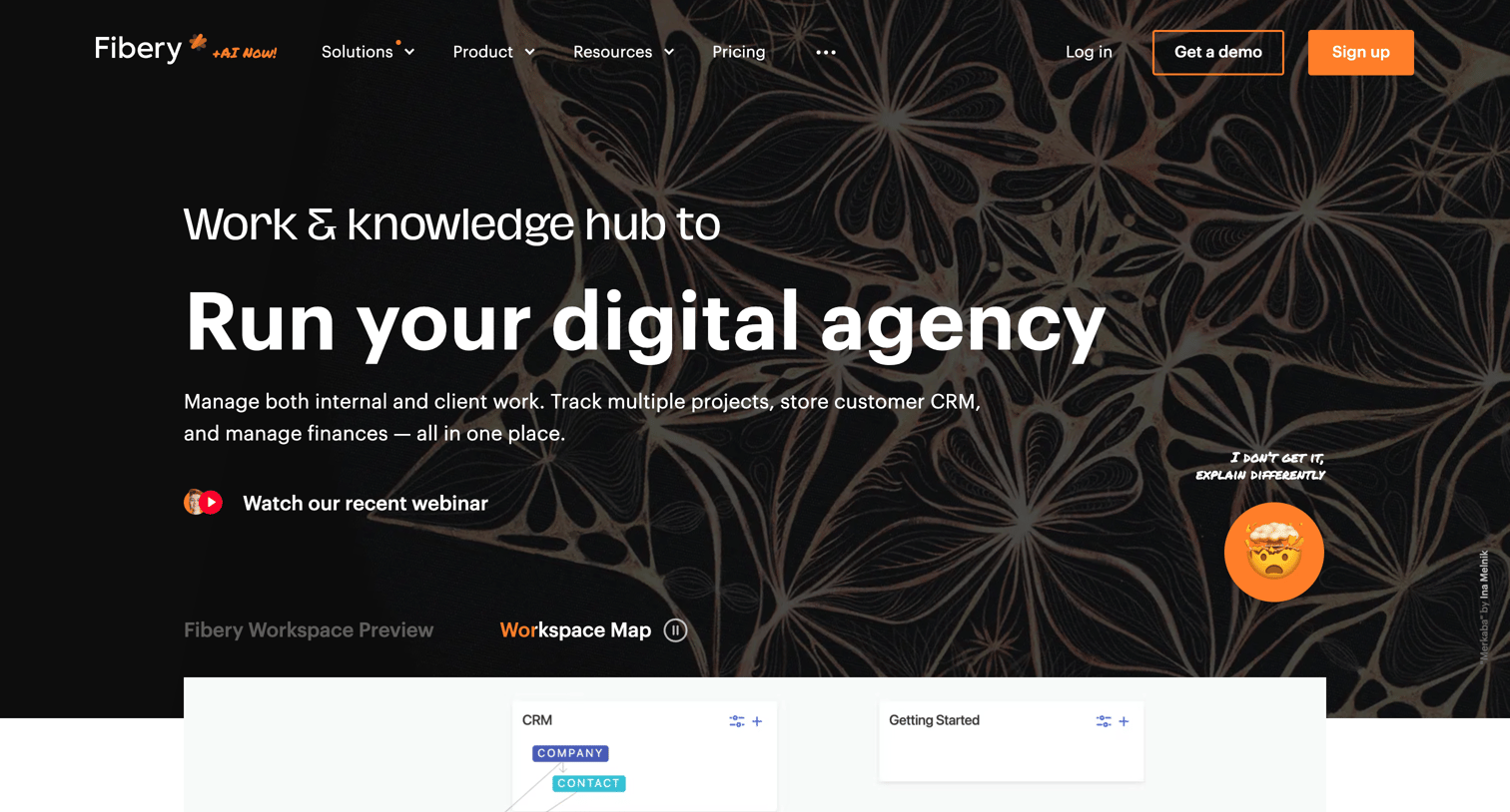 Fibery - Fibery for Digital Agency — Fibery screen