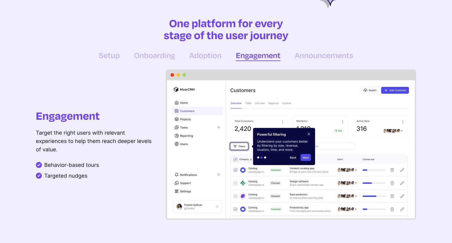 Dopt - Dopt — Ship self-serve product onboarding and education, your way screen