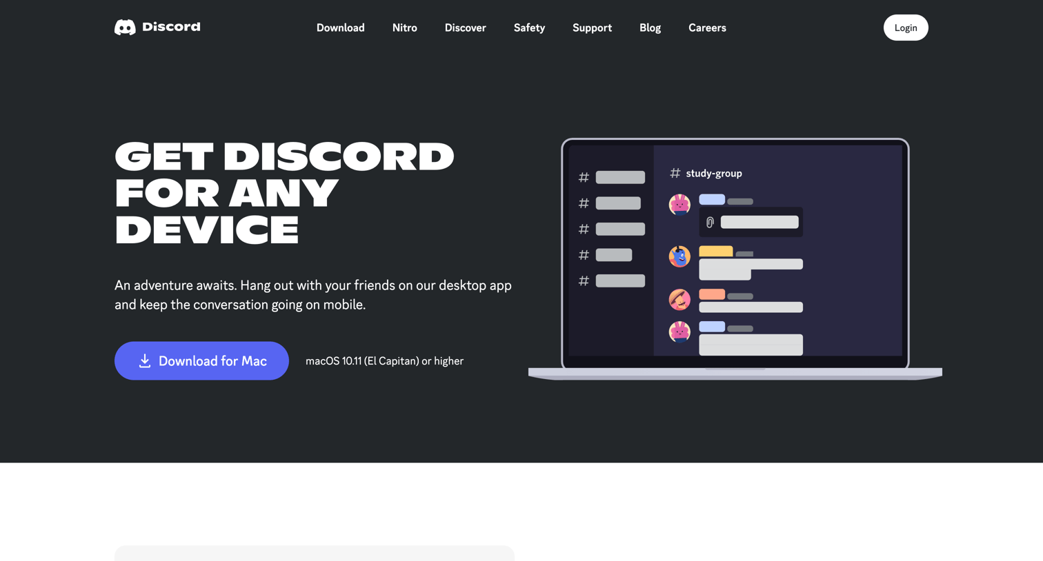 Discord - Download Discord to Talk, Chat, and Hang Out screen