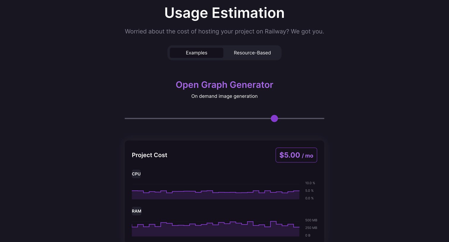 Railway - Pricing screen