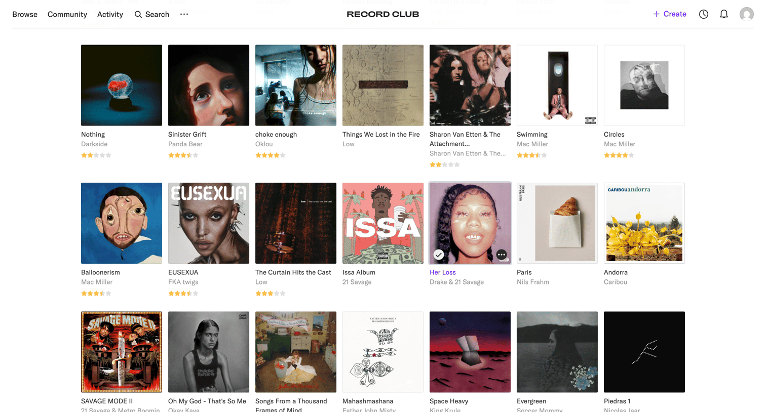 Record club - Gavin Nelson's releases – Record Club screen