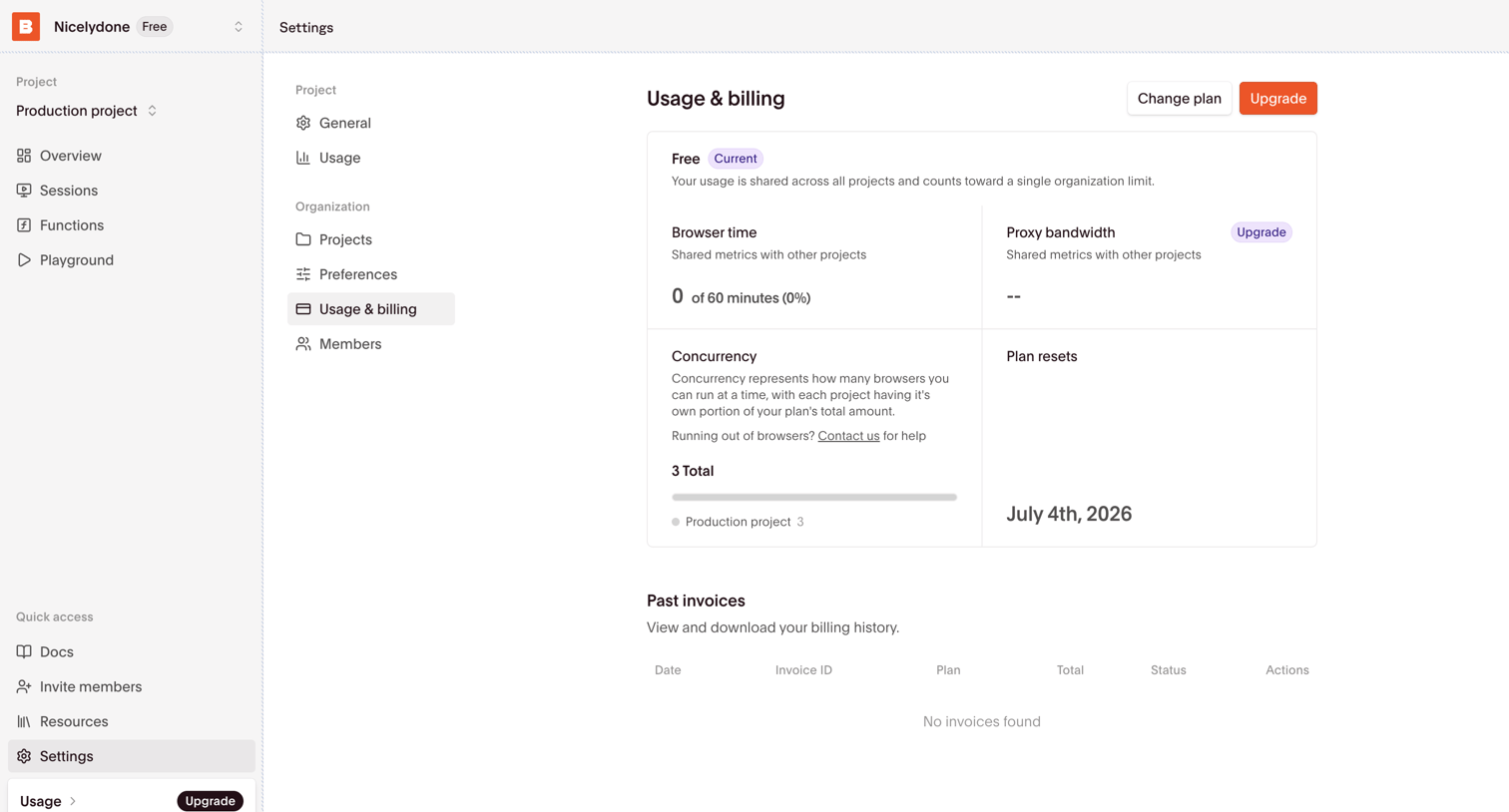 Browserbase - Browserbase - Headless Web Browser API screen