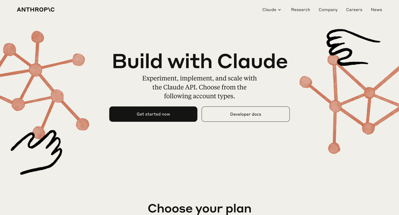 Anthropic - Claude API | Anthropic screen
