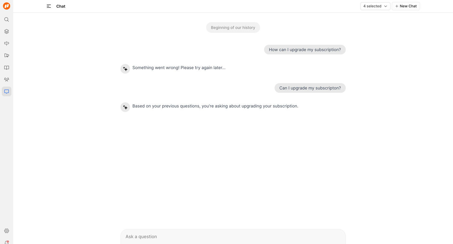 FeatureOS - Chat | Nicelydone screen