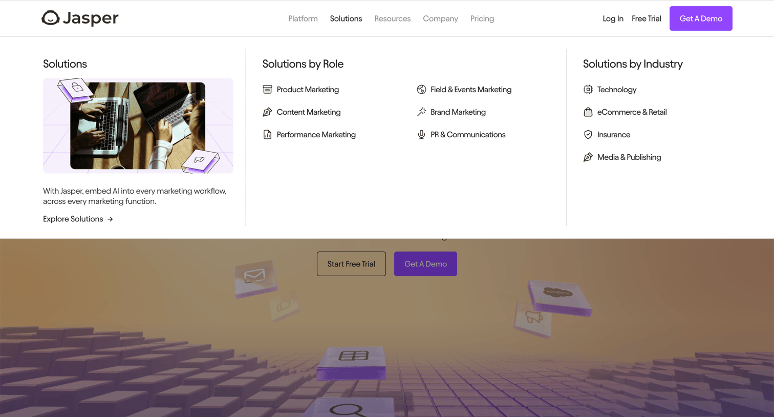 Jasper - AI that’s built for marketing – Jasper screen