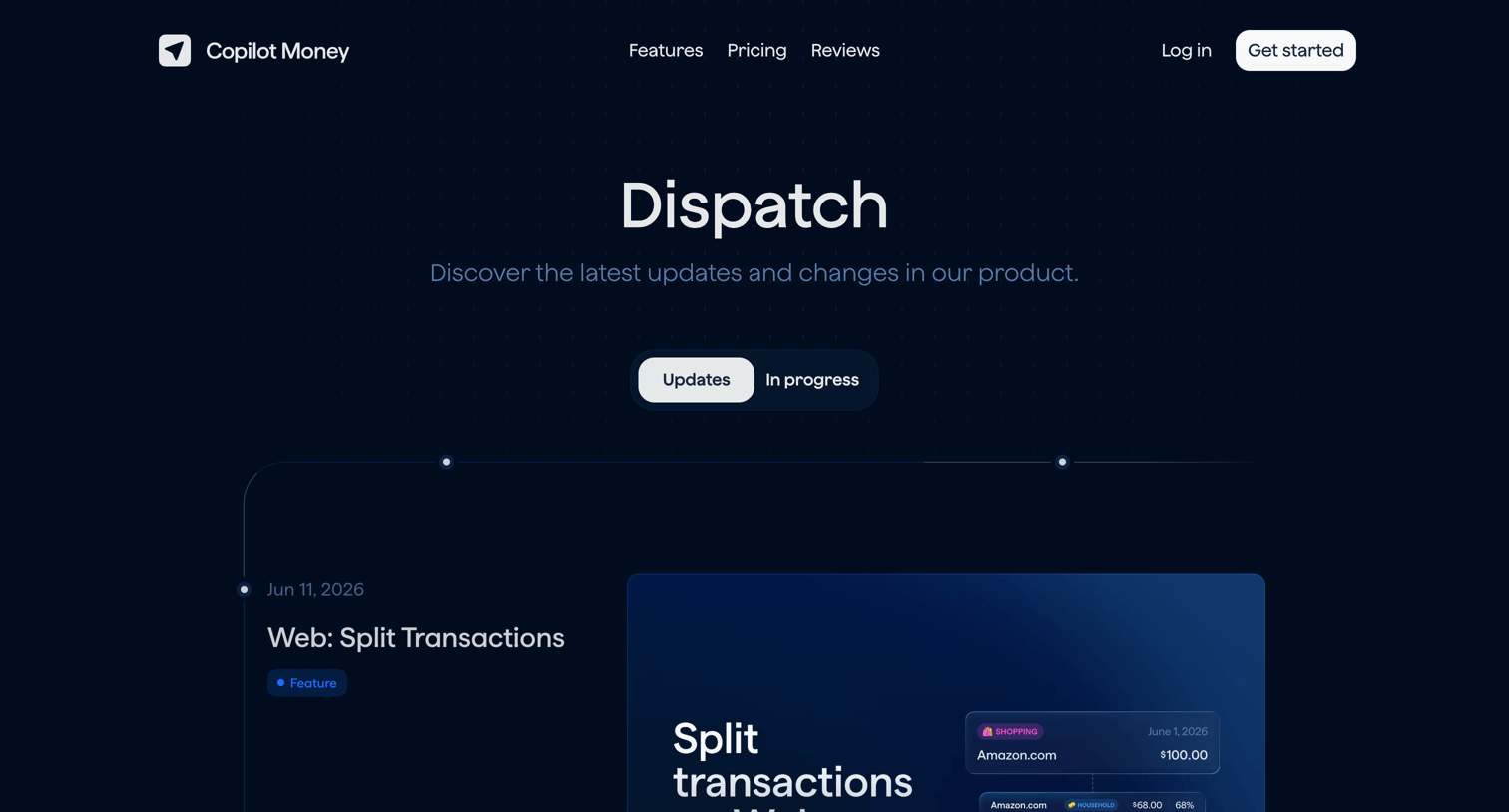 Copilot - Copilot Money screen