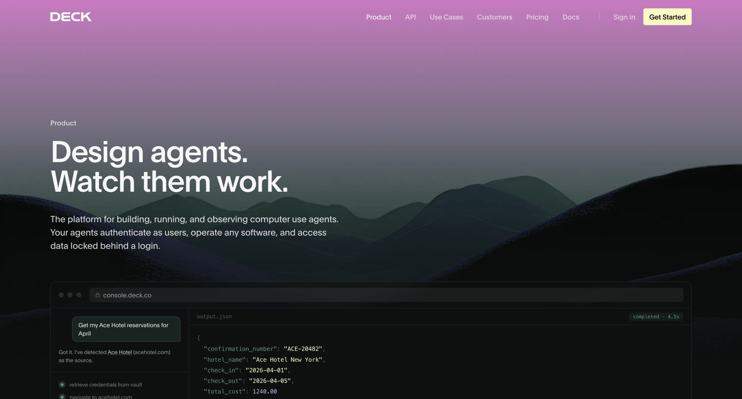 Deck - Design Agents. Watch Them Work. from Deck