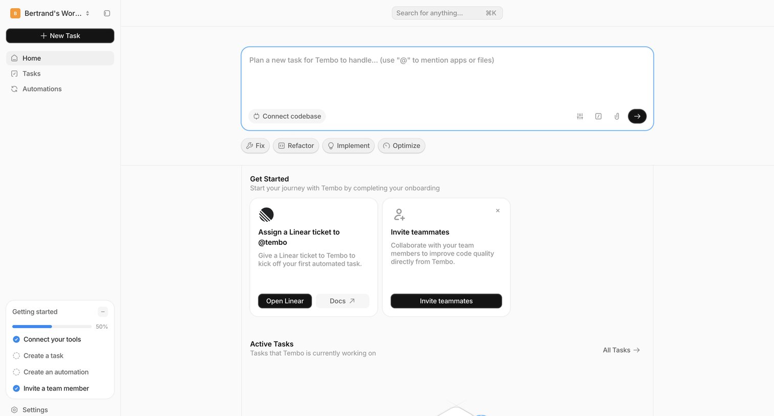 Dashboard — Tembo from Tembo