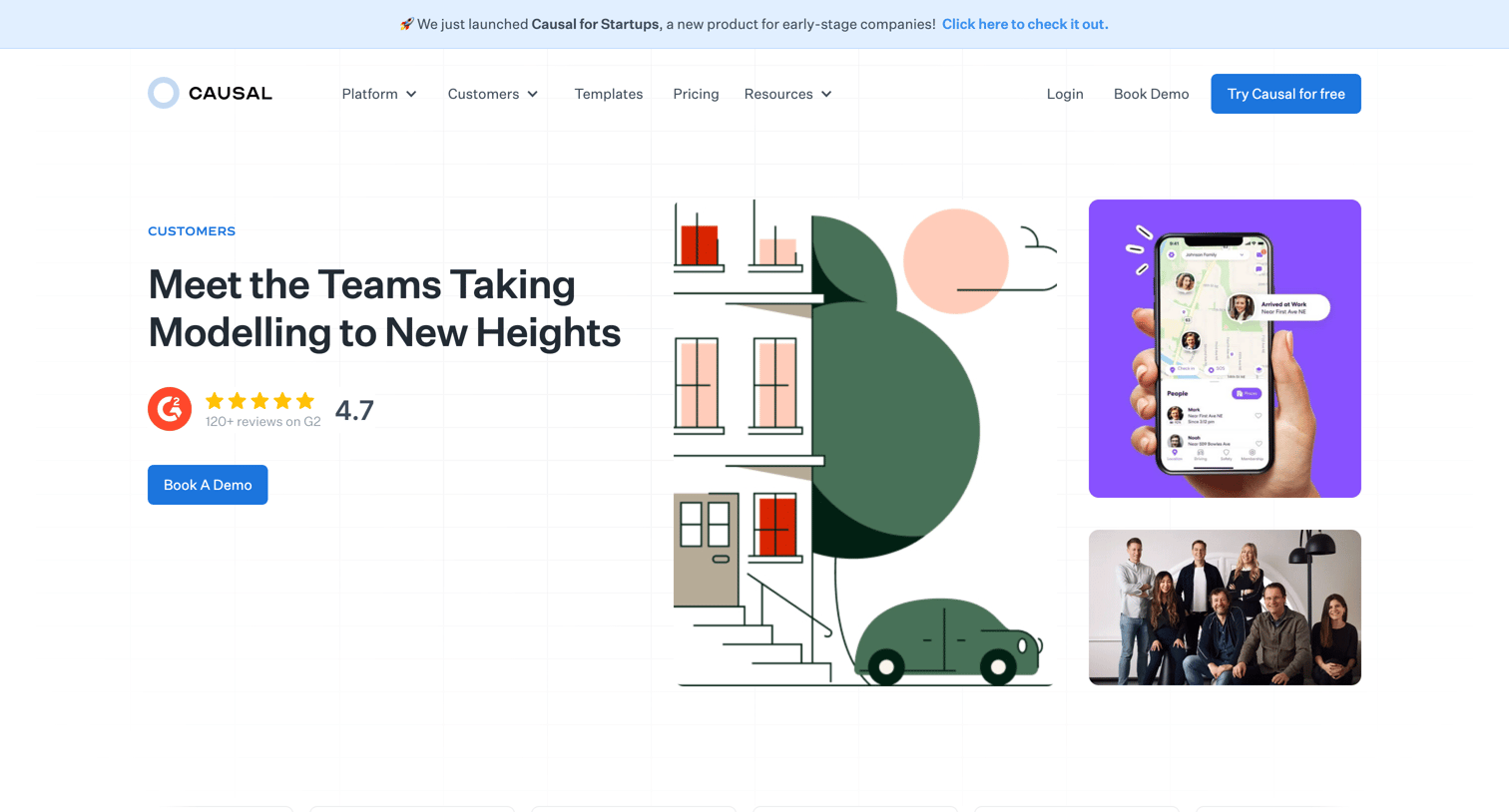 Causal - Customer screen