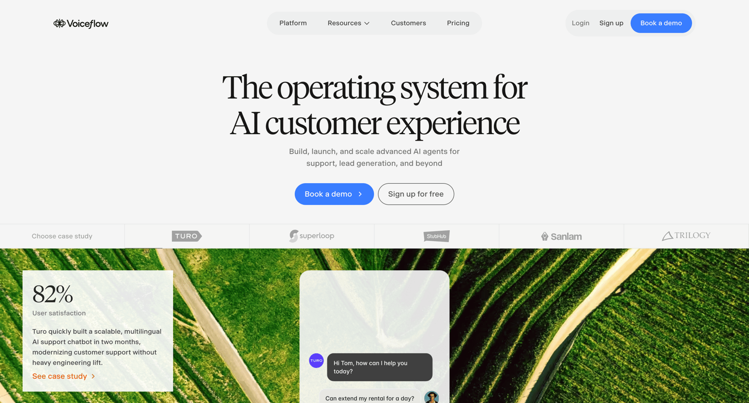 Voiceflow - Voiceflow Enterprise Conversational AI Platform & Voice AI screen