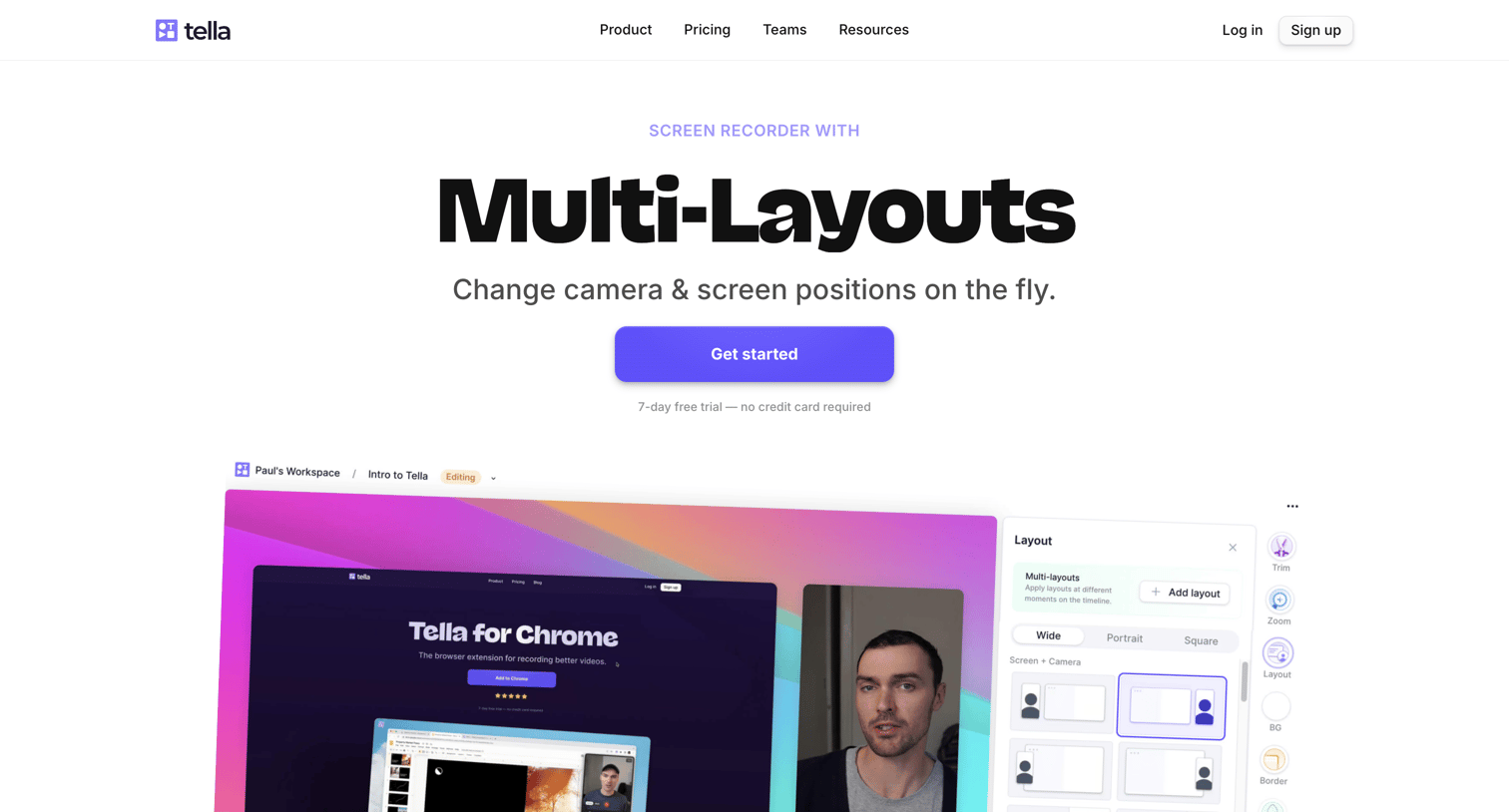 Tella - Screen Recorder with Multi-Layouts — Tella screen