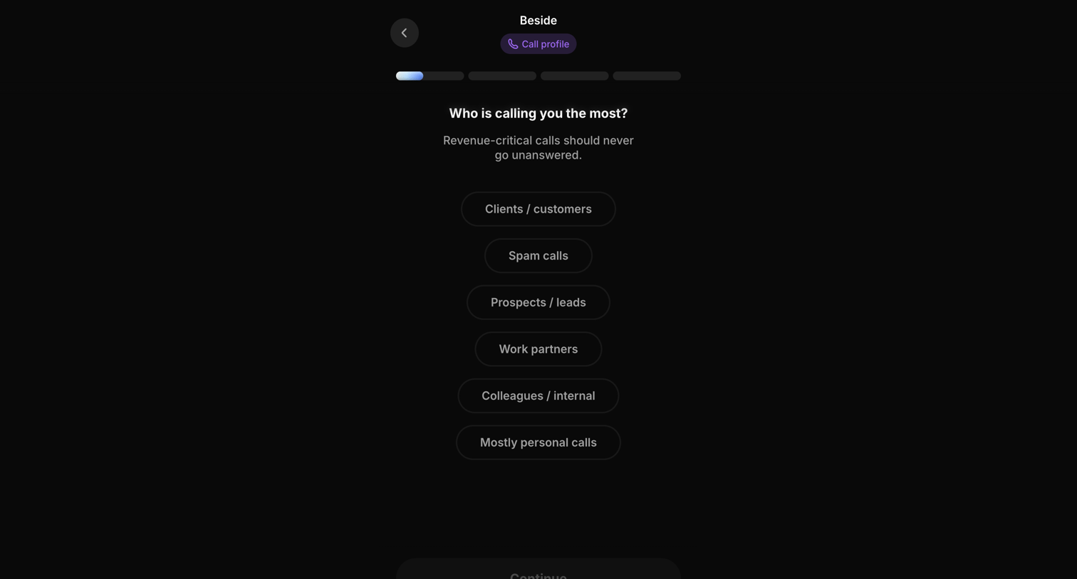 Beside - Beside | Join - Beside screen